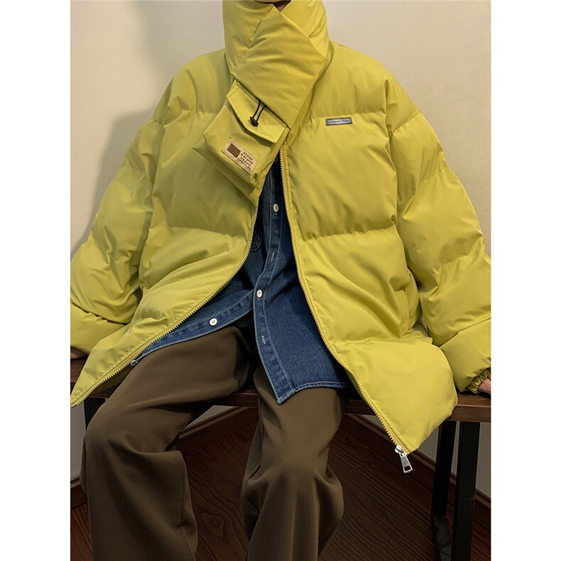 港风可拆卸围脖百搭棉衣男棉服男抖音外套男8737P120控158,男装棉衣,星座226-1