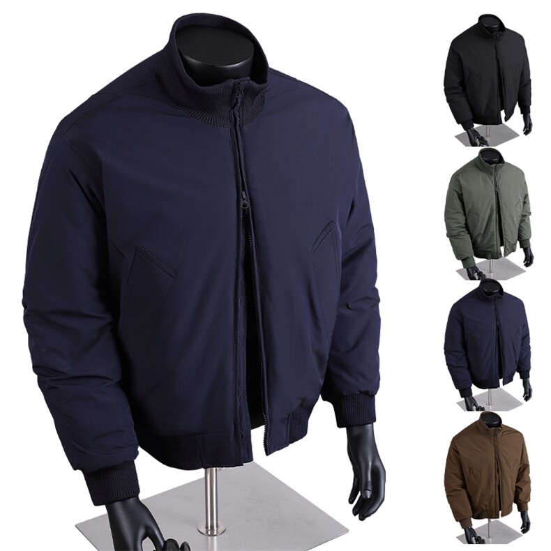 抖音美式高街立领棒球棉服飞行夹克棉衣短款外套男MY1030-P65,男装棉衣,星座1402-1