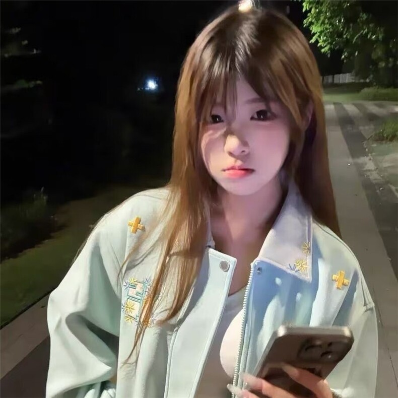 小花刺绣外套女2025新款美式复古百搭立领夹克上衣,男装夹克,星座506A