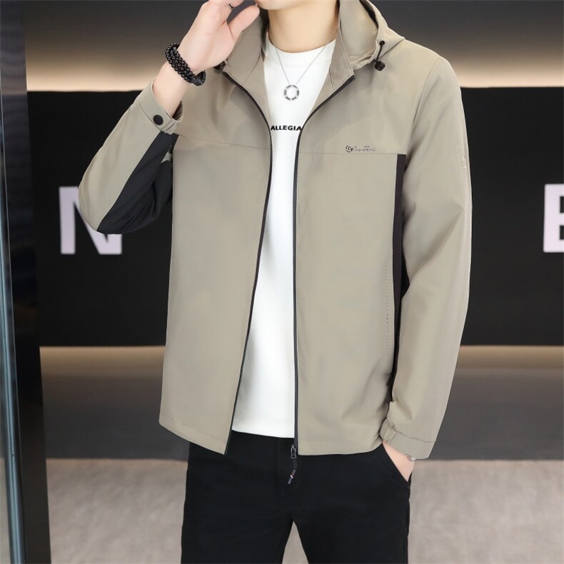 秋季夹克男高品质连帽外套型男商务休闲百搭青年外套男N9811-P130,男装夹克,星座310B-3