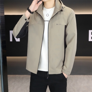 秋季夹克男高品质连帽外套型男商务休闲百搭青年外套男N9811-P130