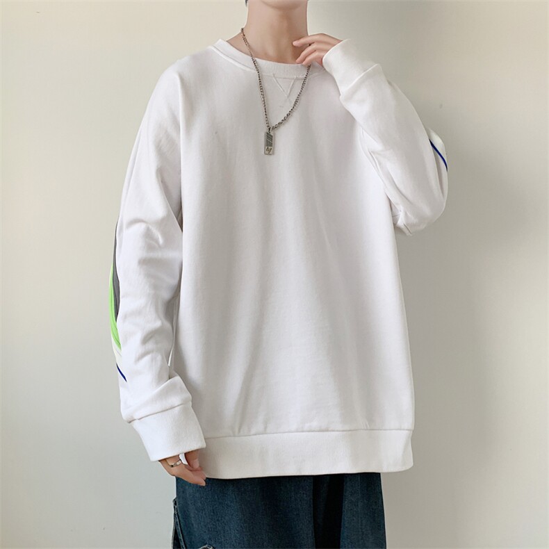 ！秋季上衣男圆领卫衣男装港风长袖t恤男外套男W105-P33,男装卫衣,星座815-2