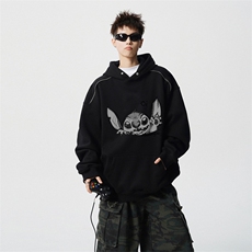 得物供货、重磅420克现货连帽卫衣HD019-1-WY25101LL-P45，男装卫衣，电商019-1