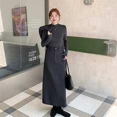 小香风显瘦马甲套装裙女2025春秋季新款法式气质收腰半身裙三件套，女装套装/套裙，2C015