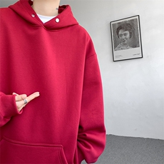 8XL-M美式连帽卫衣男高级感外套hiphop特大码上衣潮WY10P55控78，男装卫衣，电商D206-1