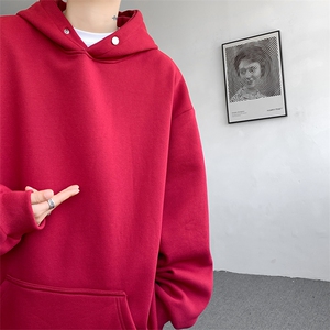 8XL-M 美式连帽卫衣男高级感外套hiphop特大码上衣潮WY10P55控78图片