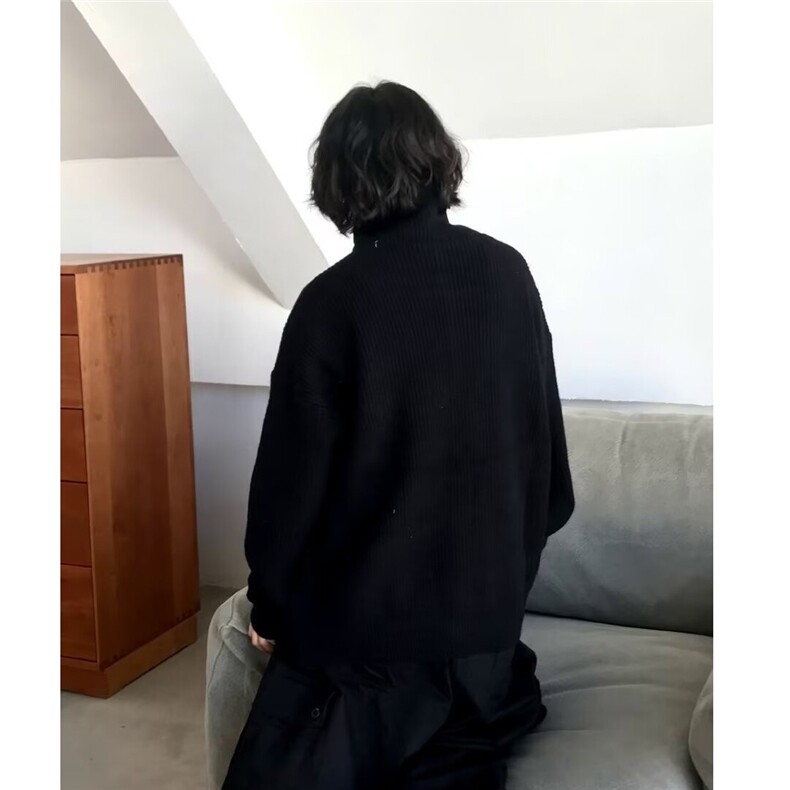 开衫毛衣男女秋冬美式慵懒休闲宽松情侣针织衫FMY23,男装针织衫/毛衣,星座208-5