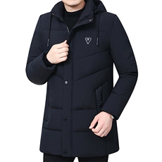 2023冬季新款可脱卸帽棉衣服中年男士商务休闲加厚保暖棉服外套，男装棉衣，电商B212（原钱塘6029）