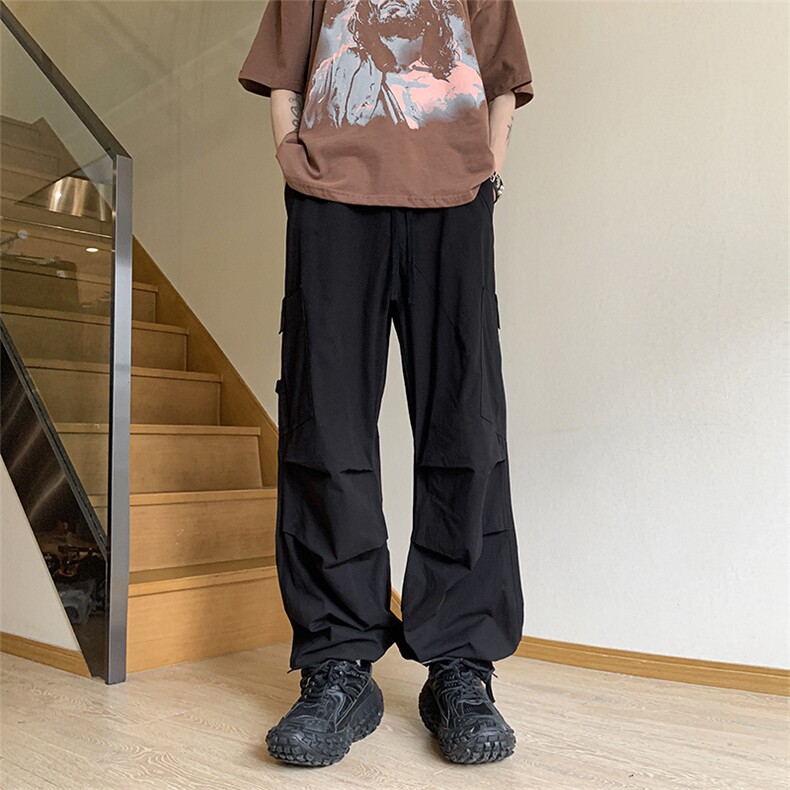 K061-P45美式宽松型大口袋伞兵工装裤,男装休闲裤,星座1501-1