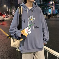 WY2265-P35纯棉连帽卫衣男大码运动帽衫宽松薄外套男，男装卫衣，电商A040