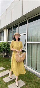 纯苎连衣裙小衫裤子裙子衬衣 时尚风 风淑女风休闲风,女装连衣裙,川哲