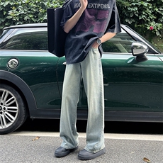东信夏季薄款百搭舒适柔软宽松直筒牛仔裤子男562/P39，男装牛仔裤，星座902A