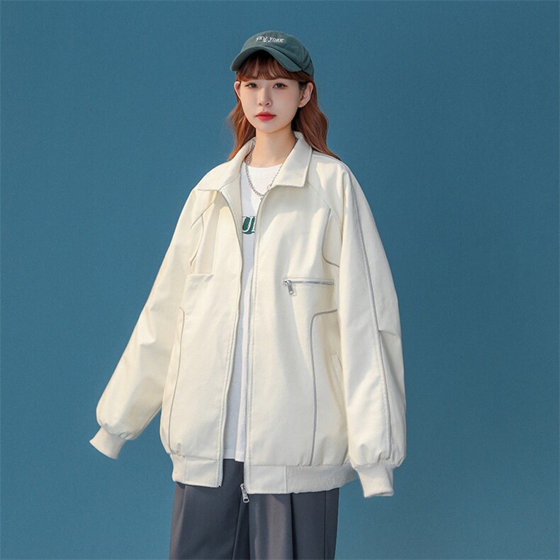 1中性风女装皮衣女大码情侣潮拼接撞色外套女JK7718P78控105，男装皮衣，星座226-2