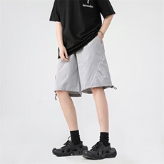 美式户外机能速干工装短裤男夏基础款休闲运动五分裤潮K6423-P32，男装牛仔裤，星座412-3