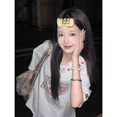 H0652-P35刺绣夏季韩版休闲情侣宽松短袖T恤，女装T恤，星座617A-2