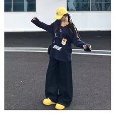 毛衣男士冬季2025新款日系设计感小众线衣外套圆领套头宽松针织衫，男装针织衫/毛衣，星座506A
