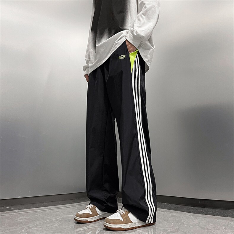 美式潮流抽绳运动卫裤宽松直筒休闲裤K07141-P43,男装休闲裤,星座308B-2