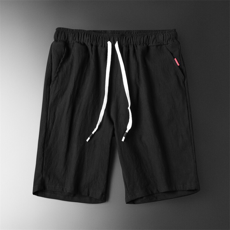 k66夏季新款棉麻男士短裤五分裤休闲修身1115-1--K66--P10码齐，男装休闲裤，星座1115-1