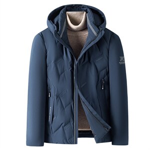 新款2023冬季高品质商务休闲羽绒服男士立领羽绒外套HB20702-P195图片