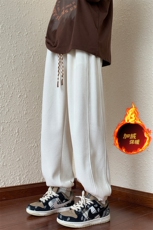 D329-QM542-薄款P45加绒P50秋冬季休闲裤男面料成分:100涤纶，男装卫衣，电商D329