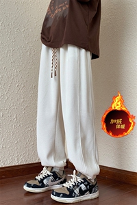 D329-QM542-薄款P45加绒P50秋冬季休闲裤男面料成分:100涤纶图片