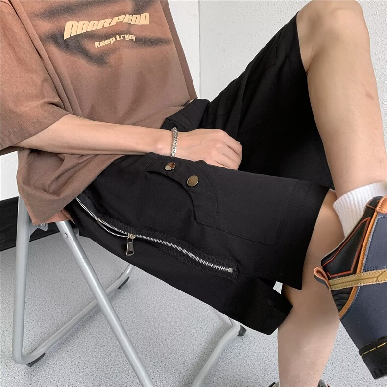 工装短裤男士韩版潮流文艺帅百搭夏季2024夏季ins五分裤K5269-P30,男装牛仔裤,星座412-3