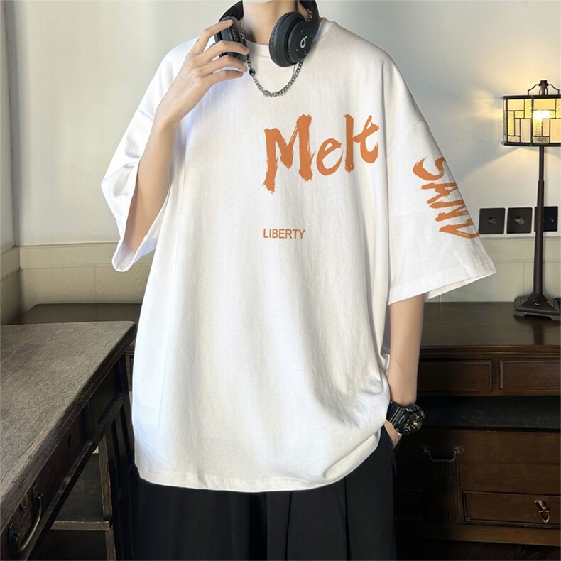 230g重磅纯棉!夏季短袖t恤男半袖男DSA028-MDTP733-P25,男装T恤,电商A028