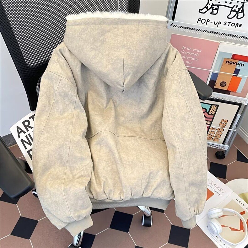 连帽棉服男冬季新款美式宽松加厚保暖座山雕棉衣外套M2666-p145,男装棉衣,星座1008
