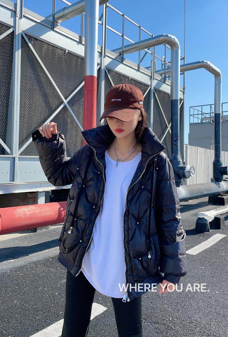 工艺钉珠羽绒外套，其它，维多利亚