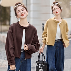 仿鹿皮绒夹克外套女2025年秋季新款时尚休闲宽松洋气百搭短款上衣，女装短外套，丽影随形