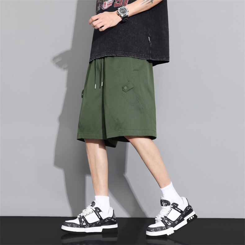 现货夏季工装短裤男ins潮牌休闲百搭潮流痞帅五分裤D02513-P43,男装休闲裤,星座308B-2