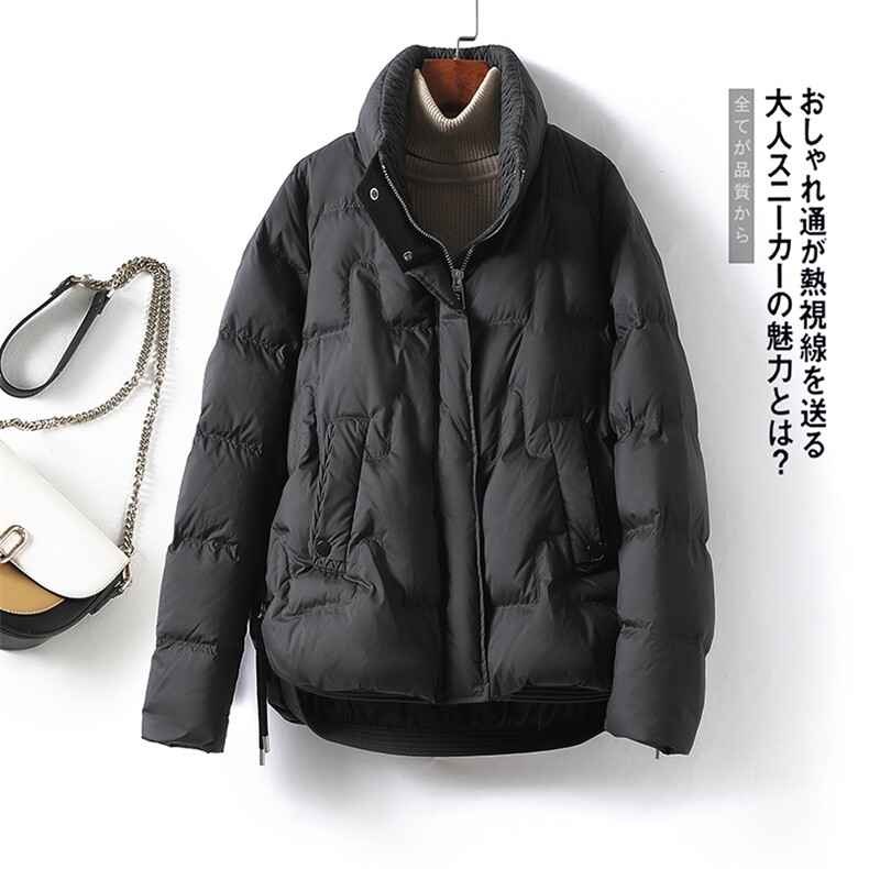 2022冬季新款女装白鸭绒短款羽绒服时尚保暖显瘦外套,女装羽绒服,笃写