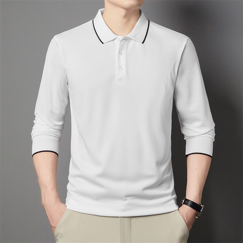 CLQX-QX666男式秋季新款长袖T恤男韩版时尚休闲男装翻领卫衣,男装T恤,电商B360A（原721A）