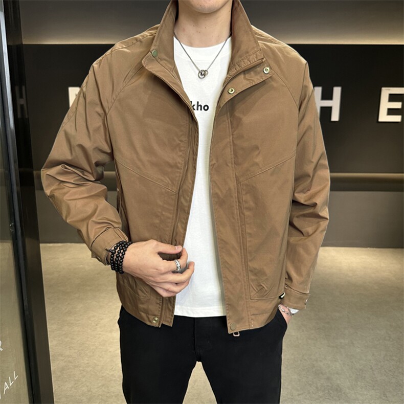 夹克男秋季立接高品质外套型男商务休闲百搭外套夹克N8819-P65,男装夹克,星座310B-3