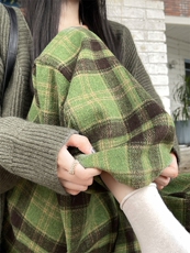 加绒冬男女休闲裤松紧腰毛呢条纹格子中性风长裤h922P45加绒P50，男装休闲裤，星座1013-1