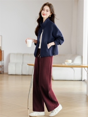 长期有货春秋2026年新款早秋开衫卫衣中年妈妈休闲运动两件套女潮，女装套装/套裙，璐依舞