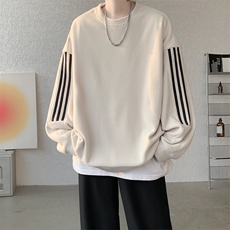 现货DSA059-WY7887-特P35秋冬保暖双面绒重磅圆领百搭大码卫衣，男装棉衣，电商A059