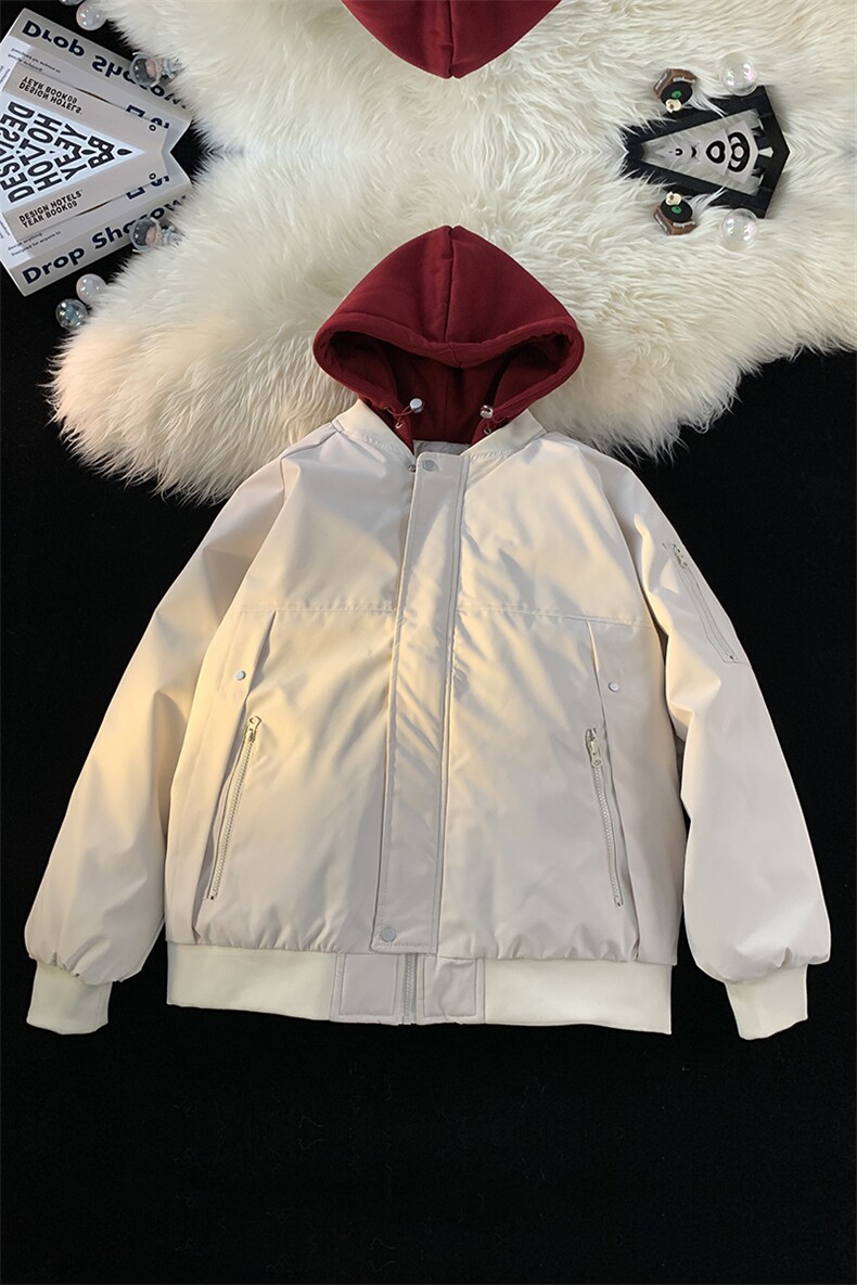潮牌棉服男女2025冬季新款加厚袄子连帽防风外套MY2583-P85,男装棉衣,星座610（原A335）