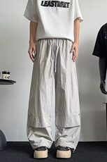 夏季薄款工装伞兵裤男美式机能风宽松直筒休闲长裤子GX8023-p38，男装工装外套，星座302B