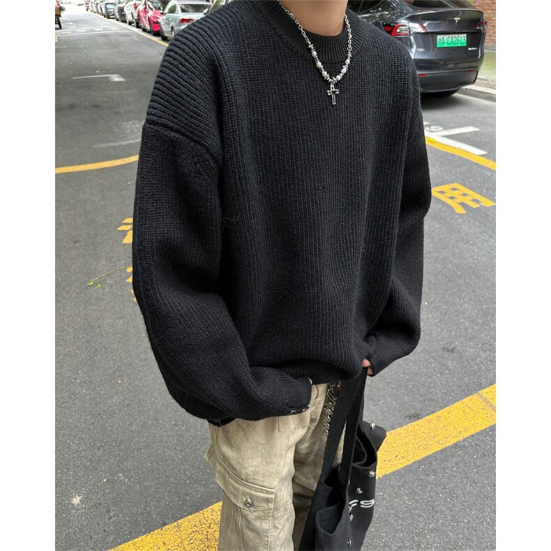 圆领男士纽扣i针织毛衣男A367M2409P60控88,男装针织衫/毛衣,电商A367