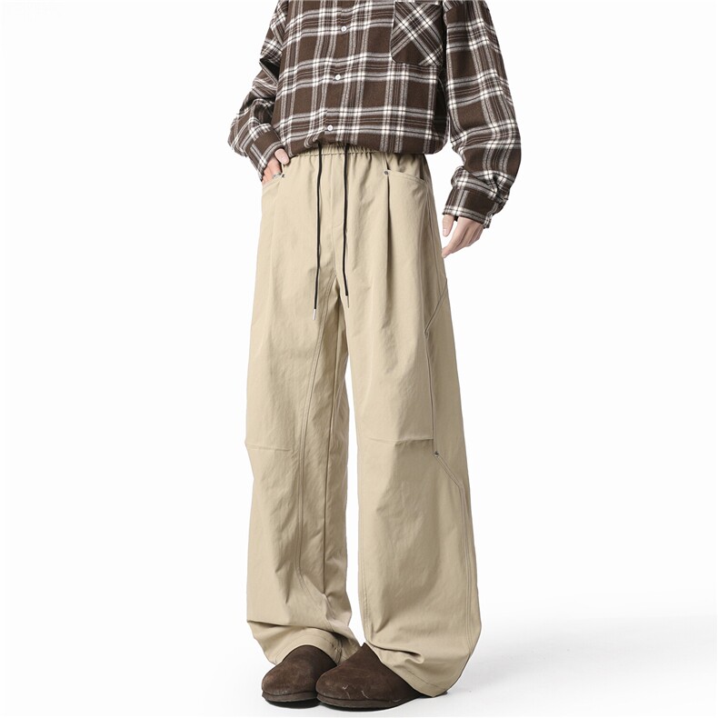 直播得物春装新款休闲裤男伐木裤子宽松机能工装裤K10132-P45，男装休闲裤，电商A099