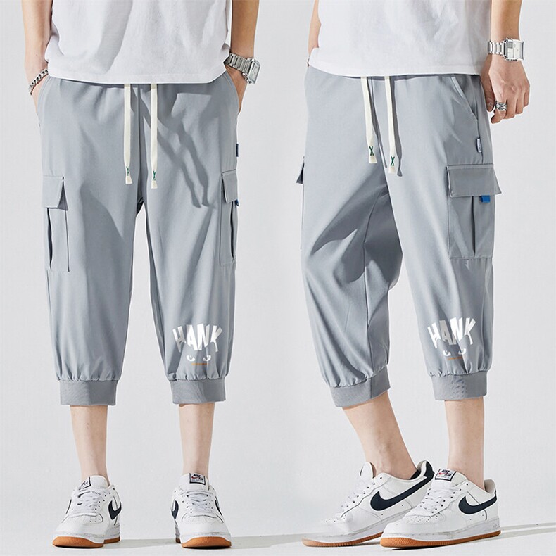 2025夏季新款男士七分裤时尚休闲马裤潮流男裤子KZ1067-P28,男装休闲裤,星座217-4