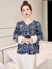 新中式国风亮片刺绣休闲牛仔短外套女2025春季新款小个子减龄上衣，女装短外套，天丝秀