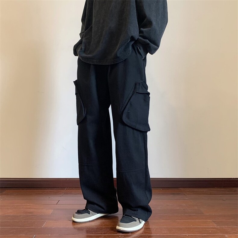 春秋立体袋水系工装裤现货XZ604-KG38-P55控68,男装工装外套,星座604
