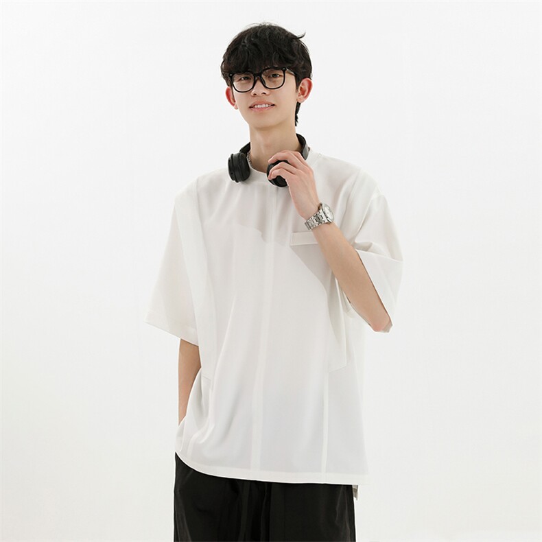 特P40无差价新款夏季设计感百搭潮流短袖T恤-HT10178无影墙1,男装T恤,电商A003