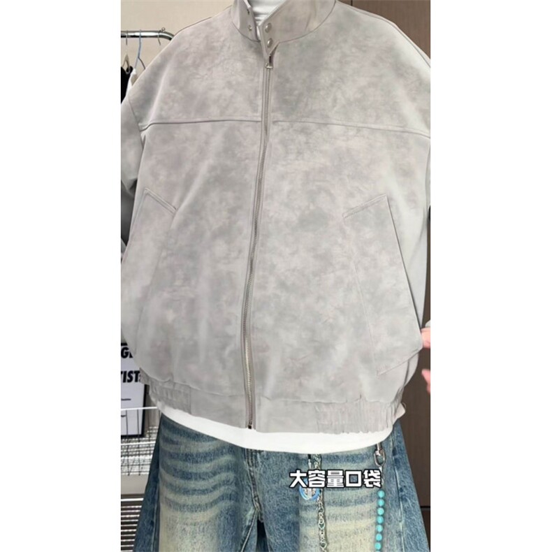 电商DSA028-PY2501特P5025新款个性设计立领夹克男潮流外套,男装夹克,电商A028