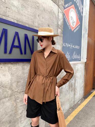 美合佳彦2021秋高品质衬衫，女装衬衫，美合佳彦