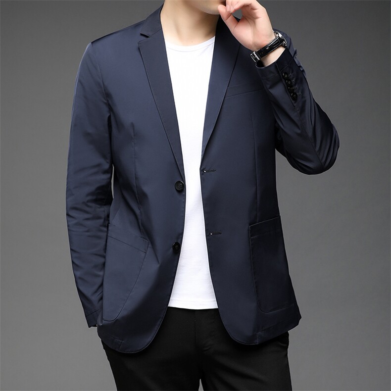 BEA6628801钱塘2020-2中青年男士春秋新款时尚休闲简约西服P170,男装西服,钱塘207-2