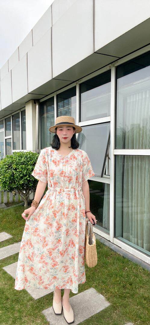 纯苎连衣裙小衫裤子裙子衬衣 时尚风 风淑女风休闲风，女装连衣裙，川哲