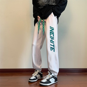 休闲裤男秋季新款宽松美式束脚裤学生运动裤K689-P48图片